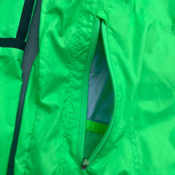 Nike Golf Dri Fit Pullover Jacket Mens L Half Zip Lightweight Windbreaker Green - Picture 7 of 7